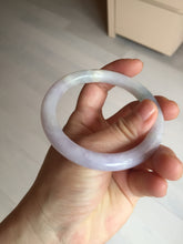 Load image into Gallery viewer, 56.5mm 100% natural type A white/purple/blue/green round cut jadeite jade bangle BL117-9431