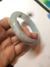 Load image into Gallery viewer, 54.8mm certified type A 100% Natural icy watery green/white/brown  jadeite jade bangle Z126-4403