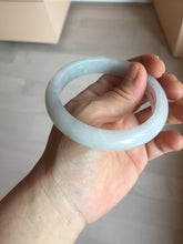 Load image into Gallery viewer, 58mm Certified type A 100% Natural light green/white Jadeite bangle AR118-0253