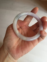 Load image into Gallery viewer, 56.5mm 100% natural type A white/purple/blue/green round cut jadeite jade bangle BL117-9431