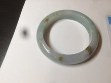 Load image into Gallery viewer, Reserved! Please don't order. 56.8mm certified type A 100% Natural icy watery green/white/brown/purple jadeite jade bangle Z127-4408