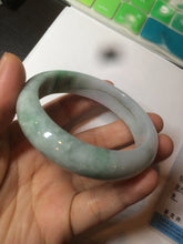 Load image into Gallery viewer, 56.4mm certificated Type A 100% Natural sunny green Jadeite Jade bangle Z129-2352