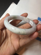 Load image into Gallery viewer, 56.6mm certificated Type A 100% Natural green purple white Jadeite Jade bangle BL67-6247