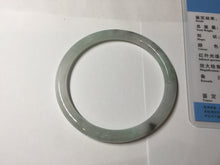 Load image into Gallery viewer, 55.9mm Certified Type A 100% Natural white/light green/gray/black(WuJi) Jadeite Jade bangle BG210-8573