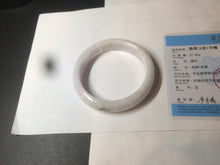 Load image into Gallery viewer, 61mm Certified type A 100% Natural green/white/purple Jadeite bangle BH30-5425
