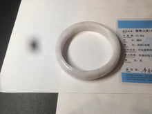 Load image into Gallery viewer, 61mm Certified type A 100% Natural green/white/purple Jadeite bangle BH30-5425