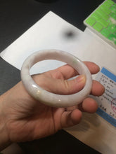 Load image into Gallery viewer, 61mm Certified type A 100% Natural green/white/purple Jadeite bangle BH30-5425