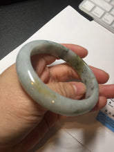 Load image into Gallery viewer, 57.5mm certified Type A 100% Natural dark green/brown/yellow Jadeite Jade bangle D142-4073