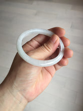 Load image into Gallery viewer, 49mm certified 100% natural Type A icy watery sunny green white yellow jadeite jade bangle BN70-9367