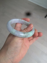 Load image into Gallery viewer, 56.5mm certified 100% natural type A sunny green/purple jadeite jade bangle BK66-4031