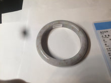 Load image into Gallery viewer, 57.7mm certified Type A 100% Natural red//brown/purple/gray Jadeite Jade bangle BG12-0311