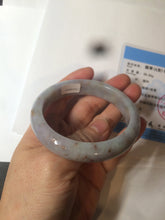 Load image into Gallery viewer, 57.7mm certified Type A 100% Natural red//brown/purple/gray Jadeite Jade bangle BG12-0311