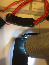 Load image into Gallery viewer, 100% natural type A black jadeite jade (mocui, 墨翠) rectangle bead/craft supplies AY78