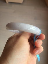 Load image into Gallery viewer, 57mm certified 100% natural type A purple/white jadeite jade bangle E81-0823