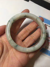 Load image into Gallery viewer, 57.7mm certified Type A 100% Natural light green/red/white Jadeite Jade bangle BP17-8109