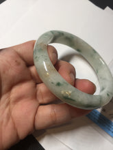 Load image into Gallery viewer, 57.7mm certified Type A 100% Natural light green/red/white Jadeite Jade bangle BP17-8109