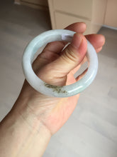 Load image into Gallery viewer, 54.5mm Certified Type A 100% Natural green white blue green brown purple Jadeite Jade bangle H158-7060