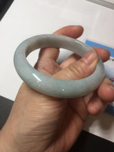 Load image into Gallery viewer, 57.5mm Certified 100% natural Type A light green white jadeite jade bangle B116-5269