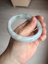 Load image into Gallery viewer, 59.5mm Certified Type A 100% Natural icy watery light green blue Jadeite Jade bangle BN68-2596