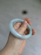 Load image into Gallery viewer, 57.3mm 100% natural Type A icy watery oily dark green/gray jadeite jade bangle AZ72-0331
