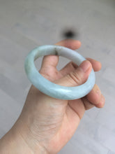 Load image into Gallery viewer, 57.3mm 100% natural Type A icy watery oily dark green/gray jadeite jade bangle AZ72-0331