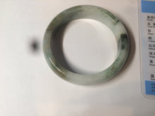 Load image into Gallery viewer, 54mm certified 100% natural Type A green/dark green/white/brown jungle camouflage color  jadeite jade bangle BG22-1726
