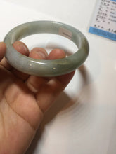 Load image into Gallery viewer, 57mm Certified Type A 100% Natural light green blue brown jadeite Jade bangle PC94-0362