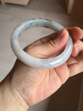 Load image into Gallery viewer, 57.5mm Certified Type A 100% Natural icy watery white purple black brown Jadeite Jade bangle H156-7041