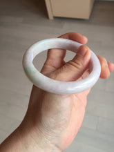 Load image into Gallery viewer, 56.8mm Certified Type A 100% Natural sunny green/white/purple Jadeite Jade bangle BL7-0370