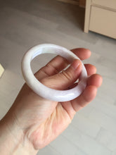 Load image into Gallery viewer, 56.8mm Certified Type A 100% Natural sunny green/white/purple Jadeite Jade bangle BL7-0370