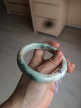 Load image into Gallery viewer, 59.3mm Certified 100% natural Type A sunny green/brown jadeite jade bangle BH38-4359