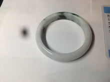 Load image into Gallery viewer, 60mm certified type A 100% Natural sunny green/dark green/white jadeite jade bangle BG25-1719