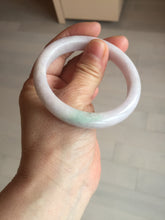 Load image into Gallery viewer, 54mm Certified Type A 100% Natural sunny green/white/purple Jadeite Jade bangle BL6-0372