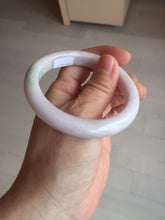 Load image into Gallery viewer, 54mm Certified Type A 100% Natural sunny green/white/purple Jadeite Jade bangle BL6-0372