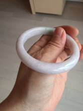 Load image into Gallery viewer, 54mm Certified Type A 100% Natural sunny green/white/purple Jadeite Jade bangle BL6-0372