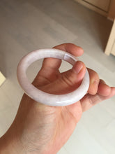 Load image into Gallery viewer, 54mm Certified Type A 100% Natural sunny green/white/purple Jadeite Jade bangle BL6-0372