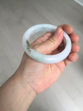 Load image into Gallery viewer, 54.5mm Certified Type A 100% Natural green white blue green brown purple Jadeite Jade bangle H158-7060
