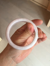 Load image into Gallery viewer, 54mm Certified Type A 100% Natural sunny green/white/purple Jadeite Jade bangle BL6-0372