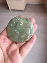 Load image into Gallery viewer, 100% Natural type A green jadeite Jade horse pendant worry stone AA28