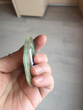 Load image into Gallery viewer, 100% Natural type A green jadeite Jade horse pendant worry stone AA28