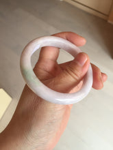 Load image into Gallery viewer, 54mm Certified Type A 100% Natural sunny green/white/purple Jadeite Jade bangle BL6-0372