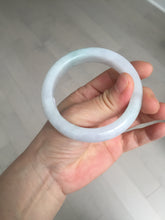 Load image into Gallery viewer, 54.5mm Certified Type A 100% Natural green white blue green brown purple Jadeite Jade bangle H158-7060