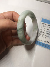 Load image into Gallery viewer, 54mm Certified type A 100% Natural green purple white Jadeite bangle BP175-1053