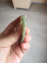 Load image into Gallery viewer, 100% Natural type A green jadeite Jade horse pendant worry stone AA28