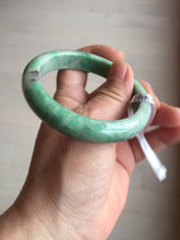 Load image into Gallery viewer, 56.5mm Certified Type A 100% Natural sunny green Jadeite Jade bangle AU7-4441