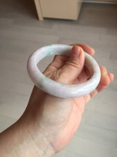 Load image into Gallery viewer, 57.5mm Certified Type A 100% Natural sunny green/white/purple Jadeite Jade bangle BL5-0369