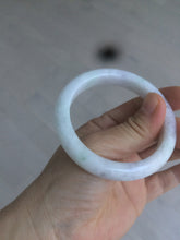 Load image into Gallery viewer, 53.2mm certified 100% natural Type A light green/purple jadeite jade bangle AT91-5348