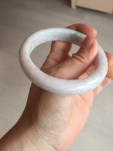Load image into Gallery viewer, 57.5mm Certified Type A 100% Natural sunny green/white/purple Jadeite Jade bangle BL5-0369