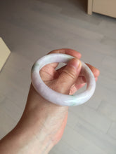 Load image into Gallery viewer, 57.5mm Certified Type A 100% Natural sunny green/white/purple Jadeite Jade bangle BL5-0369