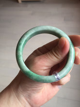 Load image into Gallery viewer, 56.5mm Certified Type A 100% Natural sunny green Jadeite Jade bangle AU7-4441